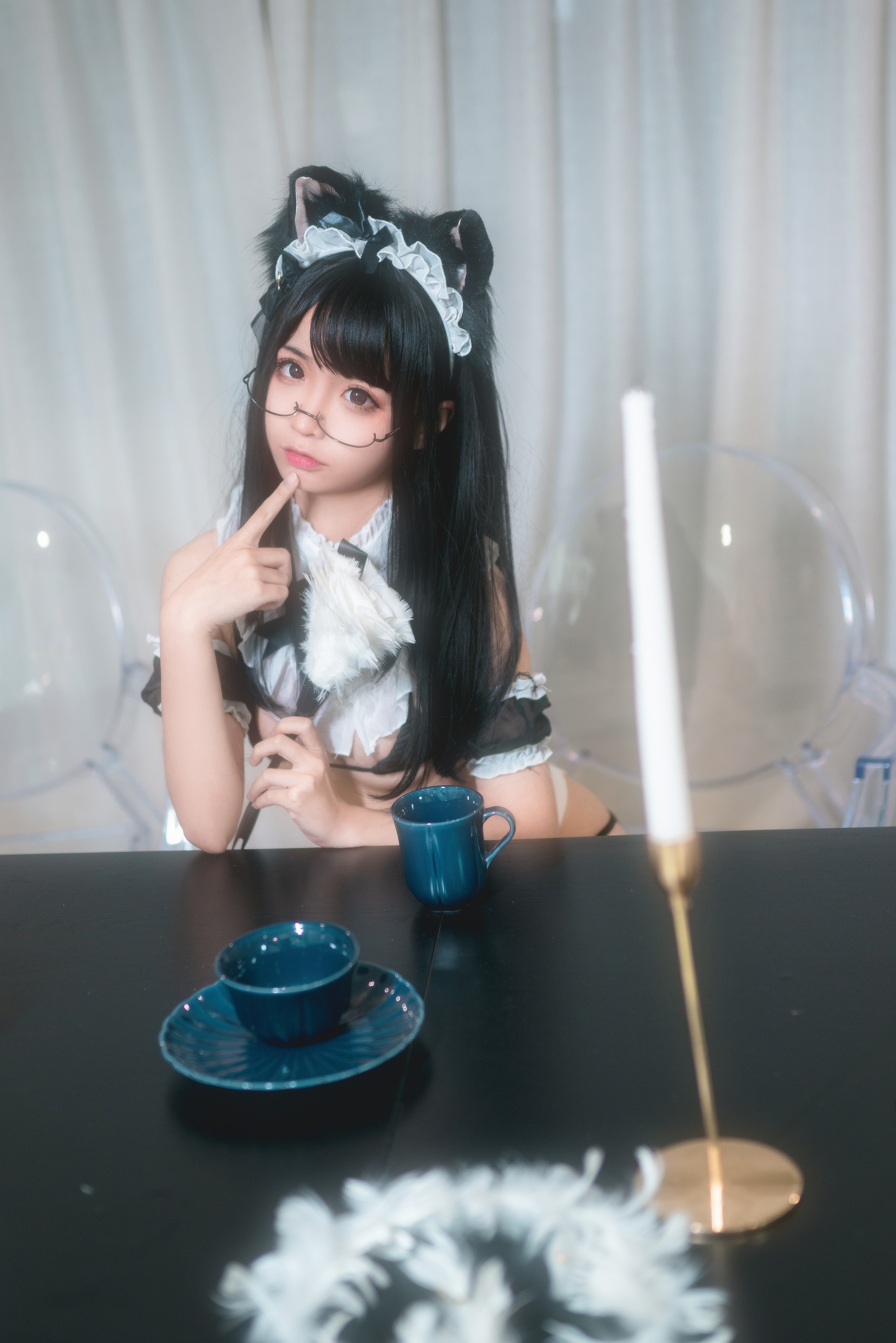 蠢沫沫 - NO.048 猫耳女仆[43P]-XikXak